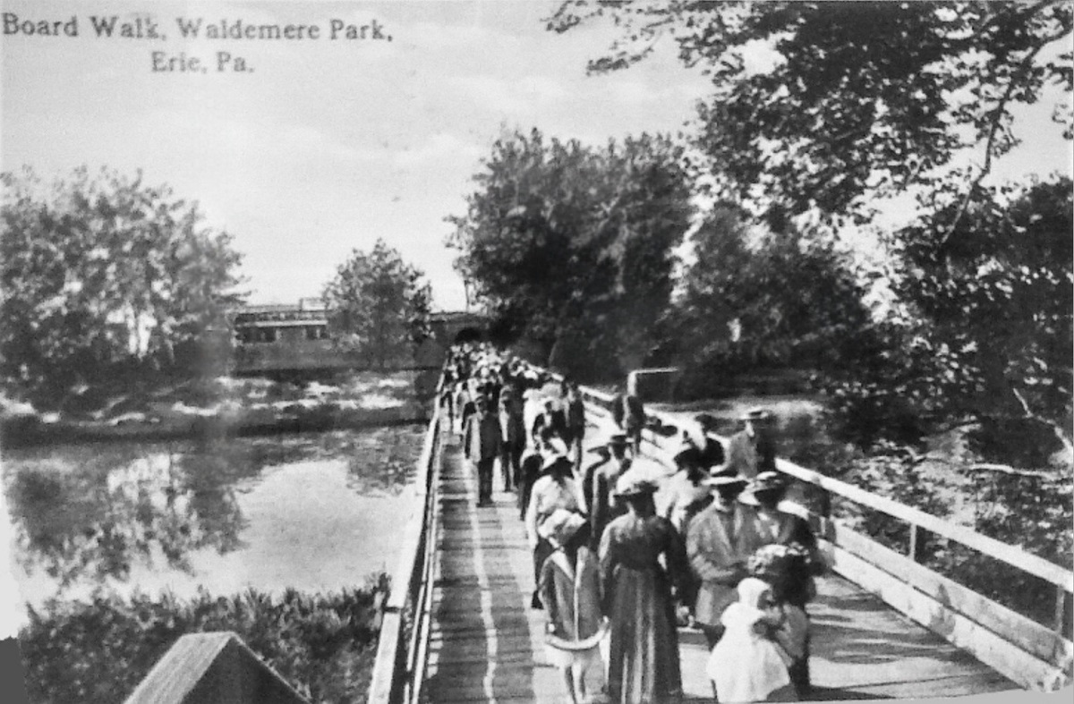 3. Boardwalk over lagoon to bath house