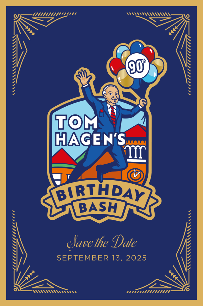 Tom Hagen 90 Birthday Save the Date